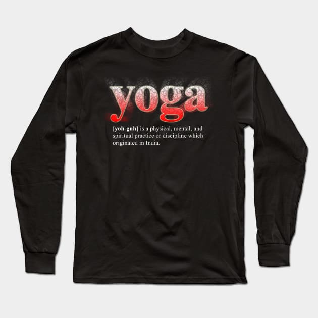 Yoga Long Sleeve T-Shirt by scoffin